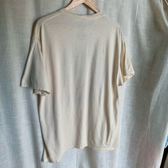 Tie Dye Yin Yang Graphic Tee Mens Size XL Vintage Y2K Festival Hippie Boho DOM - Picture 12 of 15